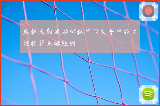 瓜林点射建功郜林空门失手申花主场收获关键胜利
